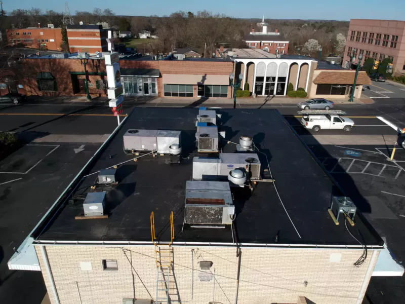 EPDM rubber commercial roofing huntersville, cornelius, davidson, mooresville